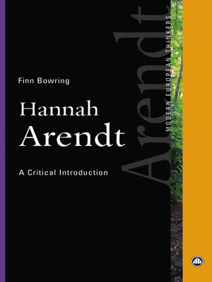 cover image of Hannah Arendt